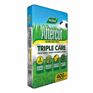 Aftercut Triple Care Westland Herbicide Free Lawn Feed Weed and Moss Killer 400s
