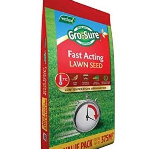 Gro-sure Fast Acting Lawn Grass Seed - 375m2