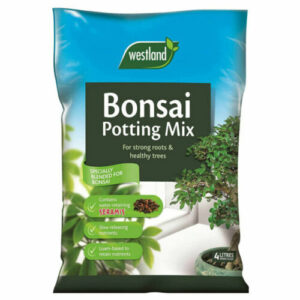 Westland Bonsai Potting Compost Mix and Enriched with Seramis - 4L