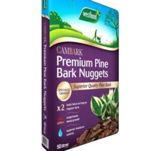 Westland Cambark Premium Pine Bark Nuggets Buy 2 get free gloves