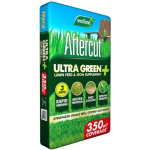 Westland Ultra Green Aftercut + Lawn Feed & Iron Supplement, 350 m2