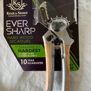 kent and stowe ever sharp all purpose anvil secateurs hardwood